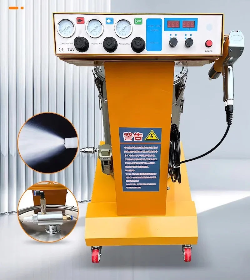 

220 В 1 фаза 50 Гц интеллектуальное антистатическое распыление покрытие машина пластиковый порошковый пистолет оборудование