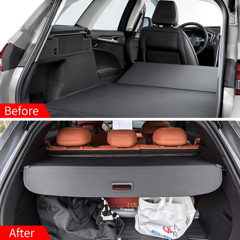 For FORD Mondeo Wagon 2014-2022 MK5 ESTATE Retractable Trunk Cargo Cover Parcel Rack Anti-Peeping Auto Accessories DS73-N55066