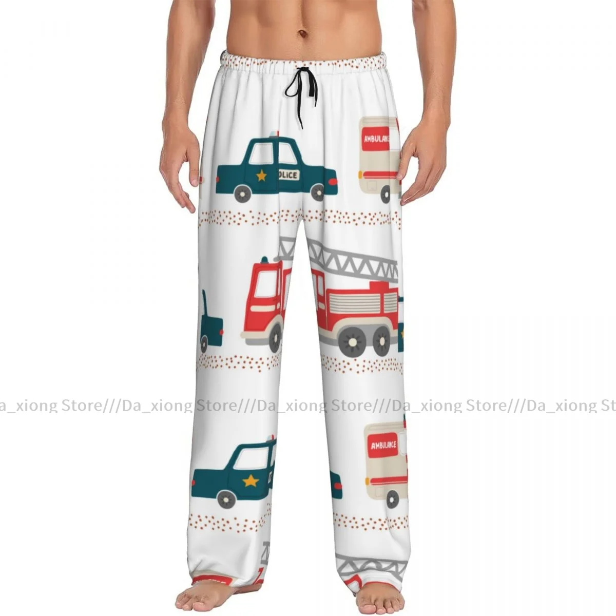 Men Sleep Bottoms Male Lounge Trousers Men's Cute Wild Animal African Safari Pajama Pants