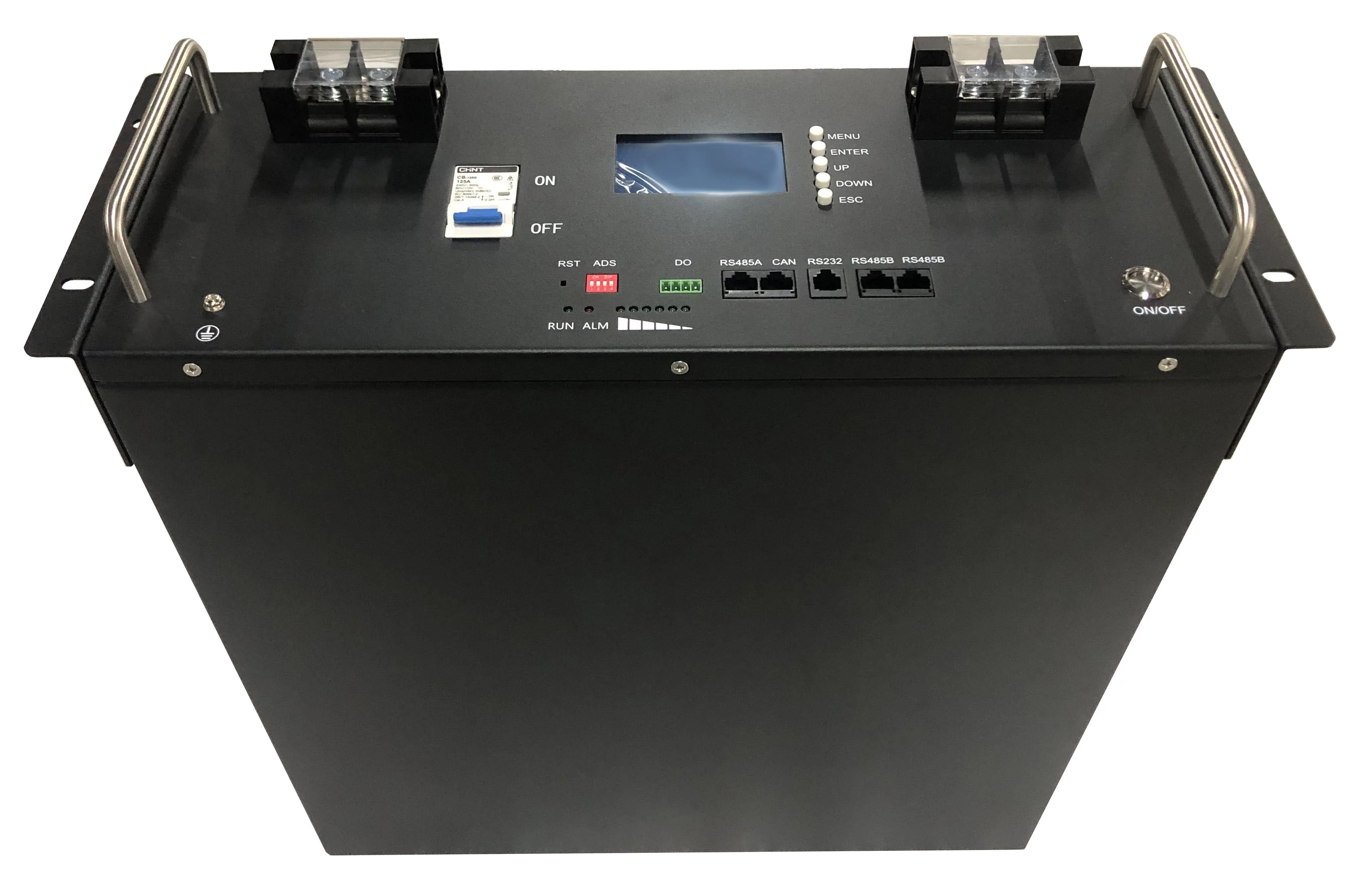 FY 51.2V Solar Lithium Phosphate Battery 48V UPS Application 50AH 200AH Range BMS Protection Hybrid Grid Connection CAN