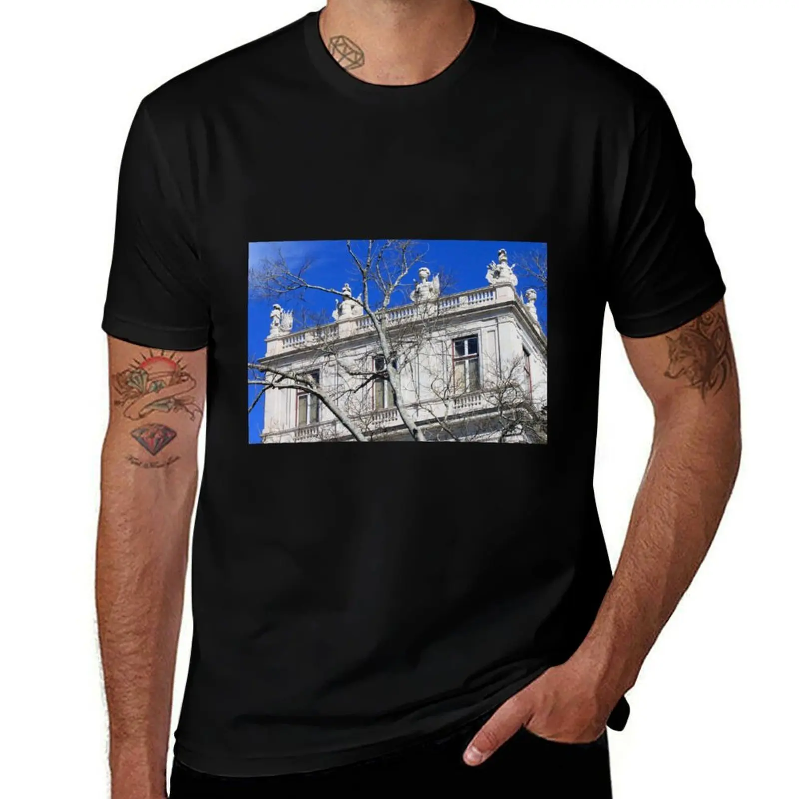 

Palácio Nacional da Ajuda. Lisbon T-Shirt basketball graphic tees fashion shirts funny gifts luxury clothes men
