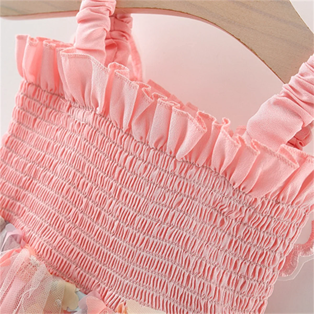 Neue Sommer Baby Mädchen Kleid Neckholder Schmetterling Zurück Flügel Fantasie Prinzessin Kleid Süße Geburtstag Party Team Kleid – Detail 6
