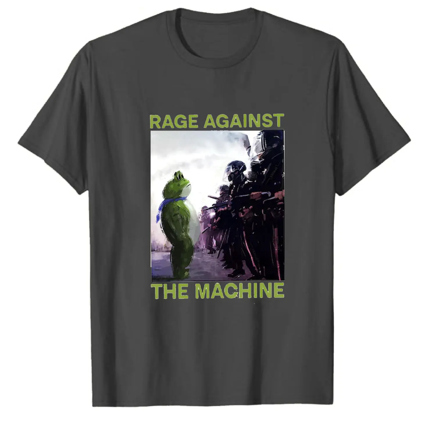 الغضب ضد الآلة التي شيرت بورتلاند الضفدع الاحتجاج مكافحة الاحتجاج ميمي النشاط البلوز رجالي الجرافيك بلايز الكبار