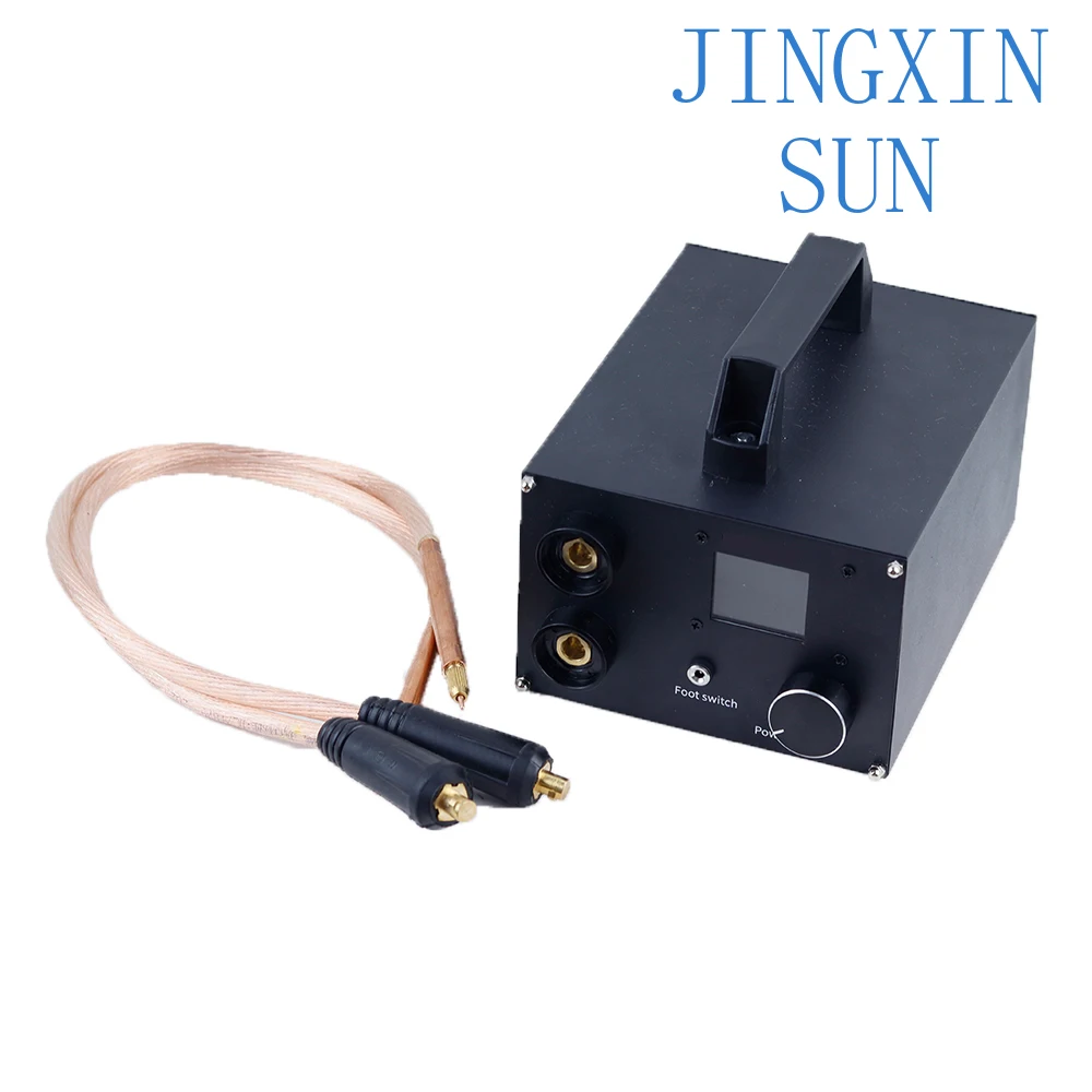 250 Gears Spots Welding Machine Double Capacitors Energy Storage Dual-pulse Welding 0.3mm Nickel Belt 18650 Battery Spot Welder
