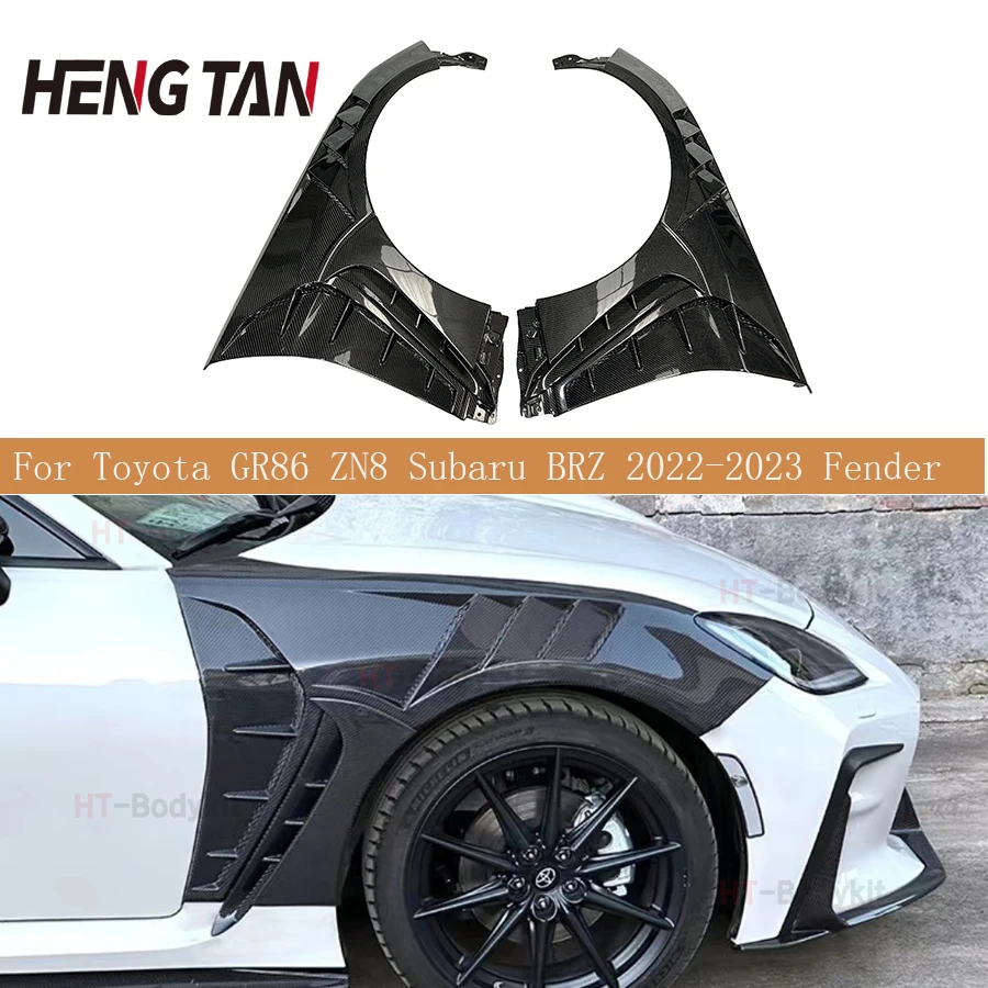 Carbon Fiber Car Front Bumper Side Fender Air Vent Covers Trims Parts For Toyota GR86 ZN8 Subaru BRZ ZD8 2022-2023 Body kit