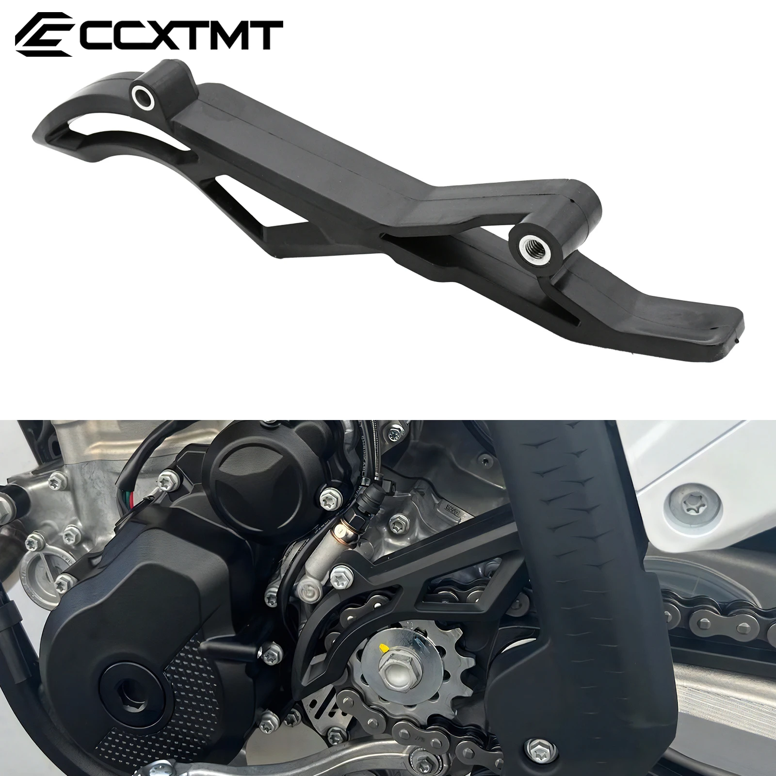 Cubierta de piñón de transmisión de motocicleta, Protector de guía de cadena para Husqvarna FC FE FX para KTM SXF XCF EXCF 250 350 2016-2022 2023