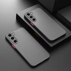Suitable For Samsung Galaxy S24 Ultra S23+ S22 S20 S21FE Mobile Phone Case A55 A54 A35 A25 A15 A05S Frosted Drop Protection Case
