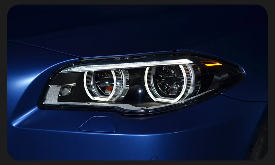 AKD Car Styling Head Lamp for BMW F10 Headlights 2010-2017 520i 525i 530i F11 LED Headlight Projector DRL Automotive Accessories