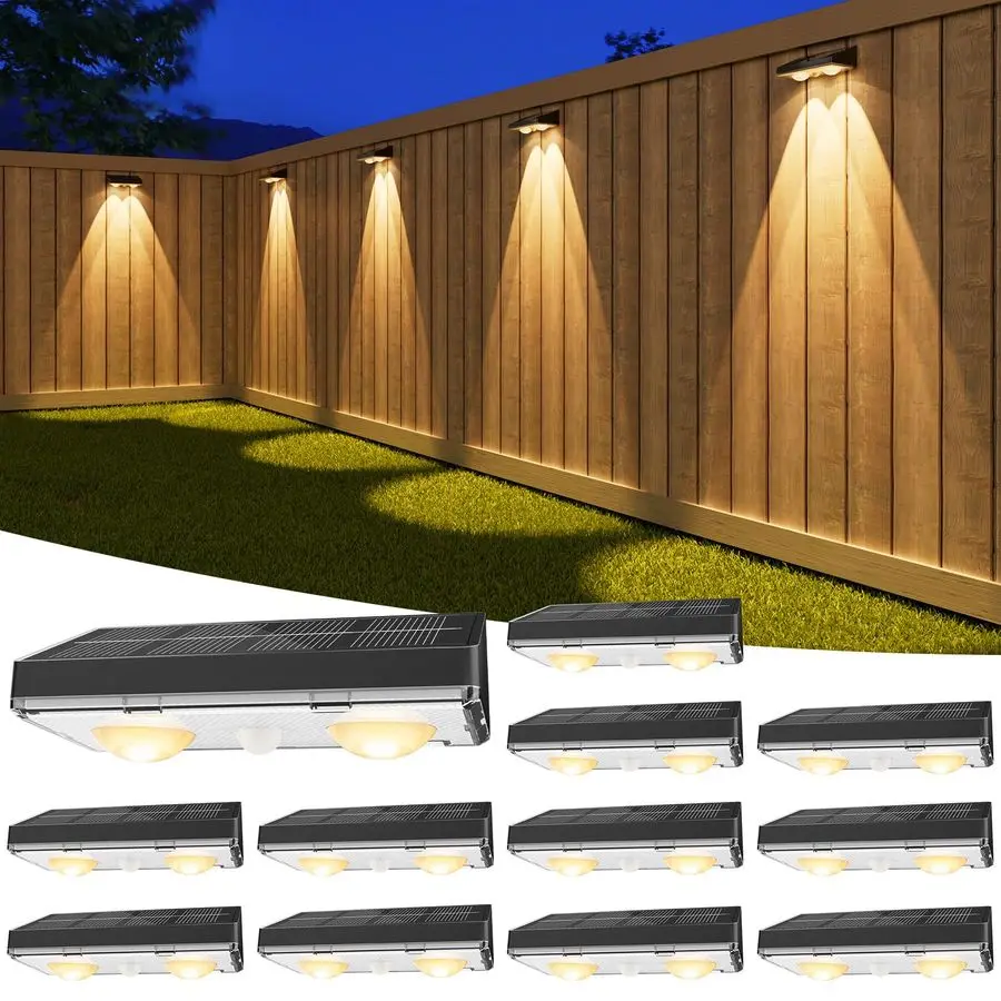 Solar Fence Lights …