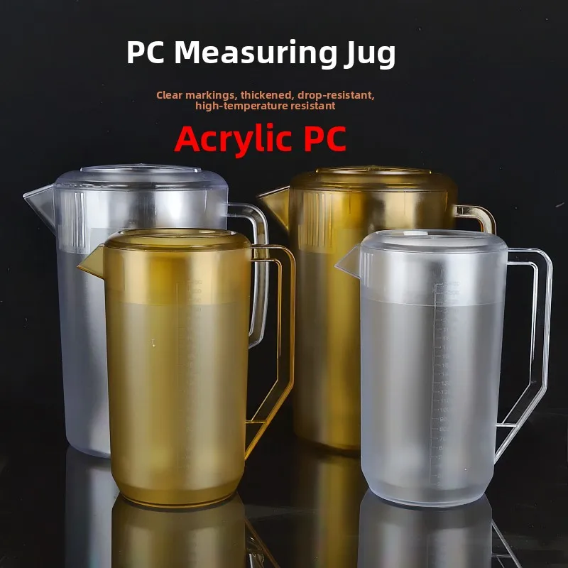 

Акриловый пластиковый горшок для холодной воды из ПК, большой горшок для заваривания чая Capaci для ресторана, отеля, устойчивый к высоким температурам суповый горшок