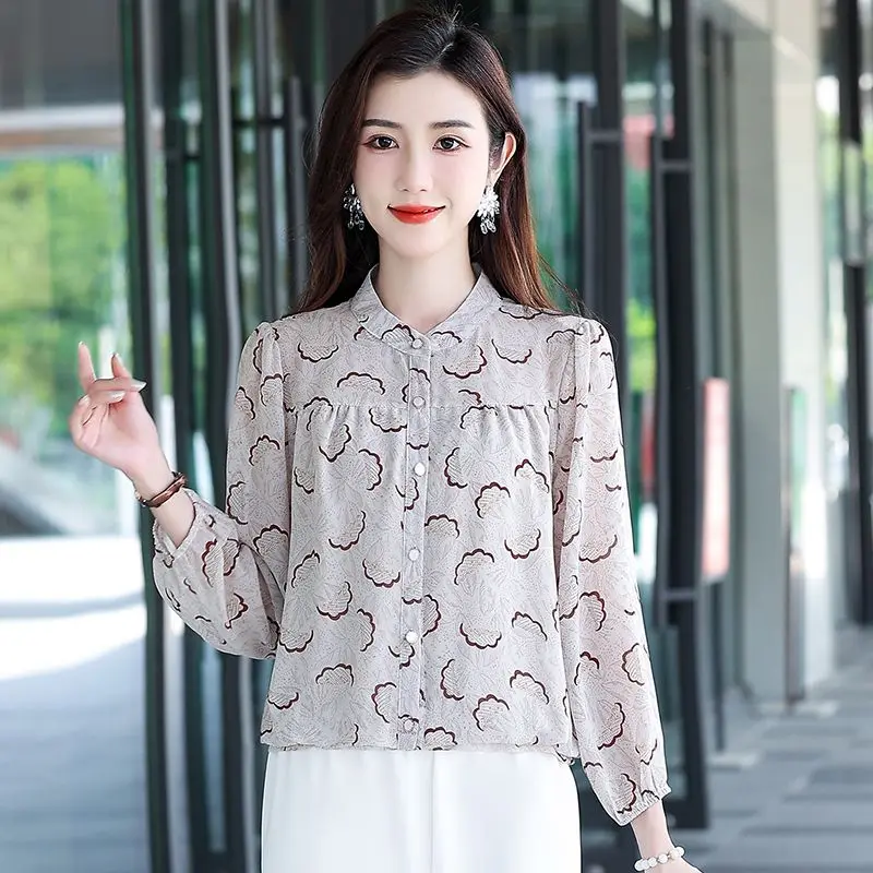 

Summer New Fashionable Printed Sunscreen Shirt with Western Style Lightweight and Loose Style