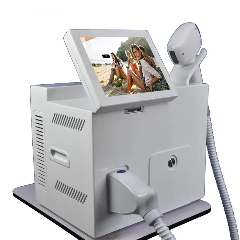 Wholesale CE Desktop Ice Platinum Titanium Painless Air Cooling DiodeHair Removal Machine