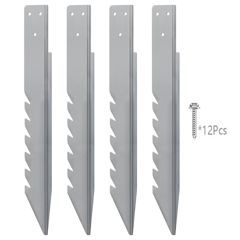 

Heavy Duty Fence Post Anchorage Nails Metal Swing Fixtures for Wooden Fences