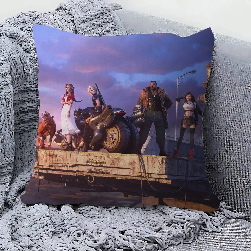 Game Final Fantasy Personalized Pillow Cover Kids Bedroom Wild Party Decor Pillowcase kid Birthday shower Gift