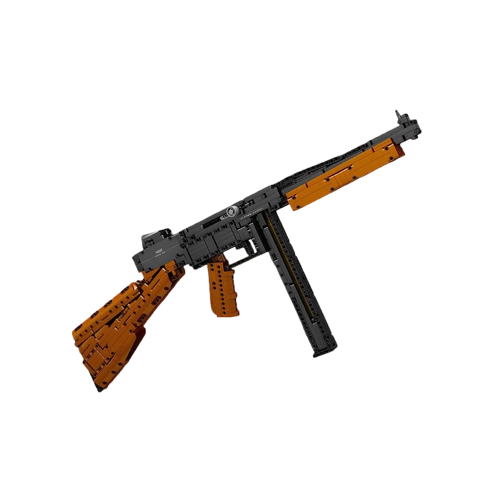 14022 TPS Machinepistool 1208 stks Gemonteerd Bouwstenen Bricks Guns Serie Model Kinderen Speelgoed Jongens Verjaardagscadeautjes - afbeelding 2