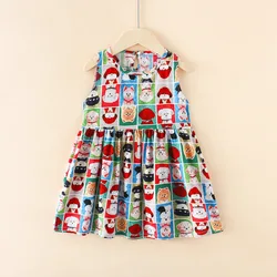 1- 6 Years Summer Girl Princess Dress Cotton Cherry Dresses Polka Dot Kids Dresses for Girls Children Clothing