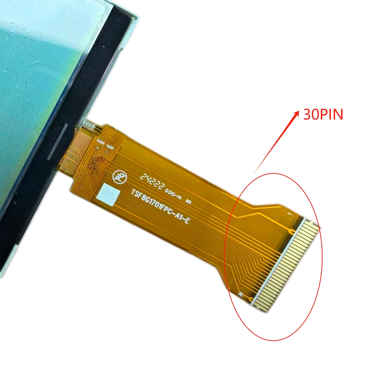 TSF8G1701FPC-A1-E CMF3P3935-S-W-1-E LCD Display Screen Panel Module with Backlight Replacement for Handheld Device Repair