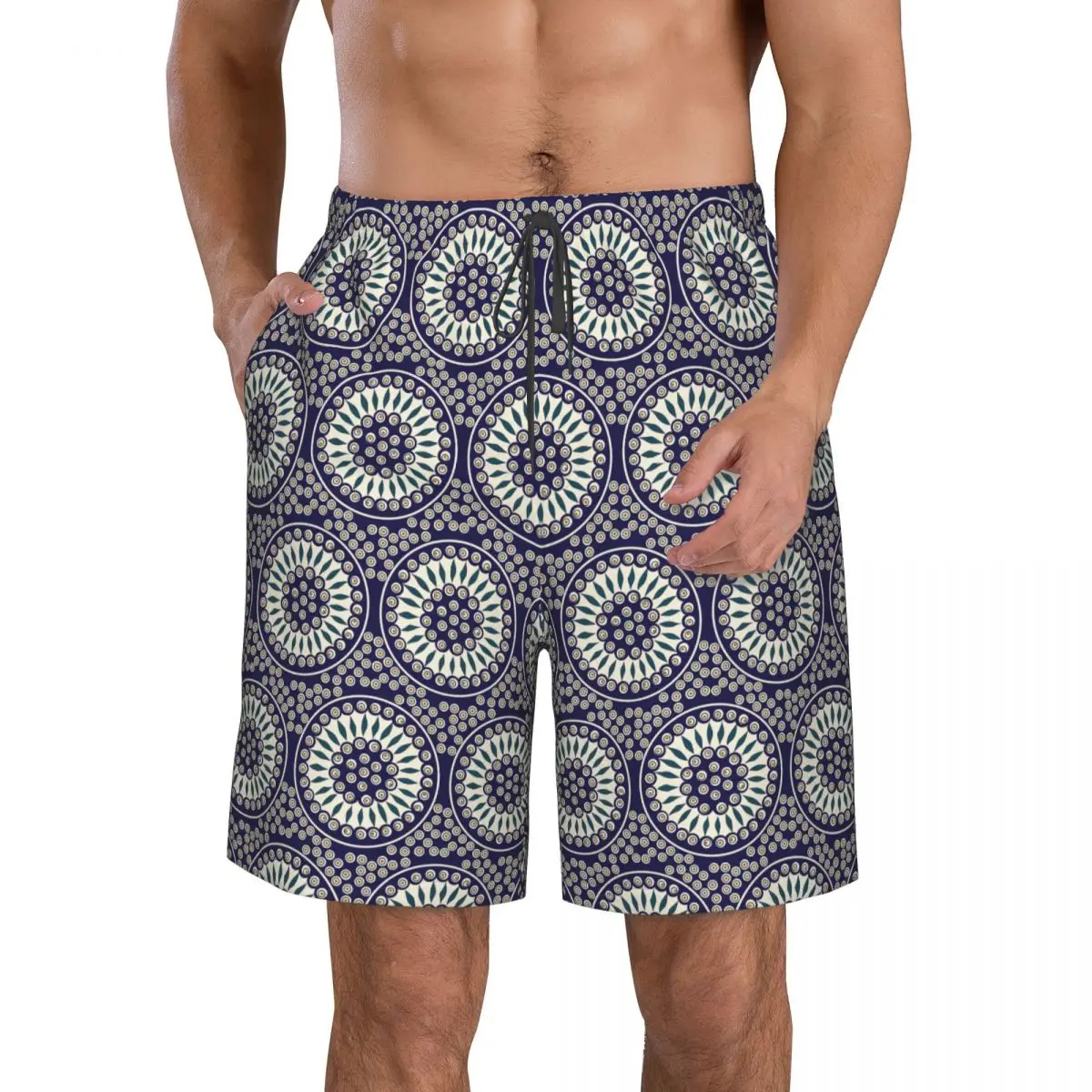 Boleslawiec Ceramics Trunks Beach Board Shorts Casual Quick Dry Swim Summer Men Pants