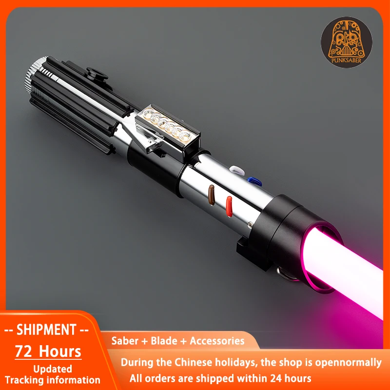 PunkSaber Lightsaber Neopixel Jedi Laser Sword Heavy Dueling Sensitive Smooth Infinite Changing Hitting Sound Light Saber Toys