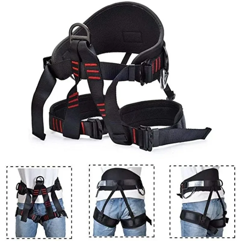 

Outdoor Mountaineering Equipment Rescue Safety Belt High-altitude Operation Professional Half Body Adjustable Shoulder Strap