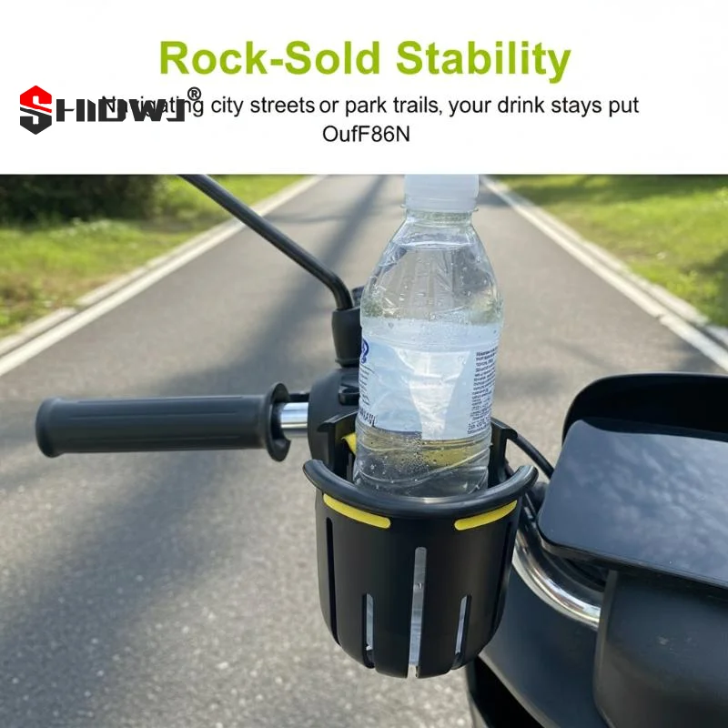 1Pcs Bicycle Accessories 2-in-1 Bicycle Universal Mobile Phone Holder&Cup Holder Multifunction Baby Stroller Phone Holder