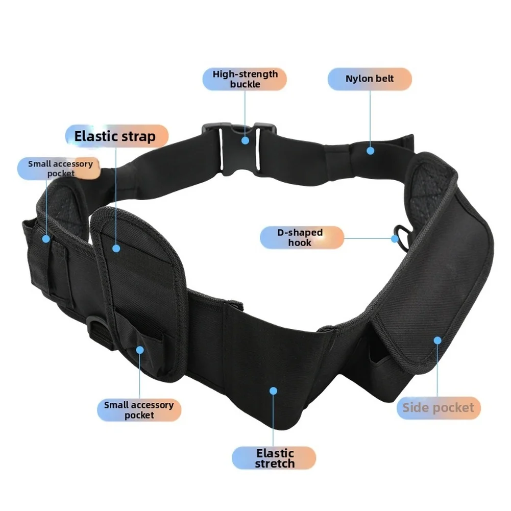 For Fishing Tools Multi-hook Gear Holder Fishing Belt Pack For Comfortable Outdoor Wear Fishing Belt Customizable Fit