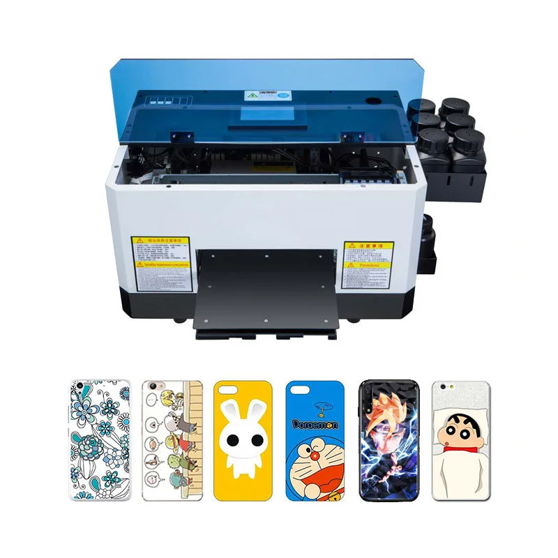 A5 Small Size 12*21 cm uv printer Cell Phone Case Printer Led Uv Flatbed 