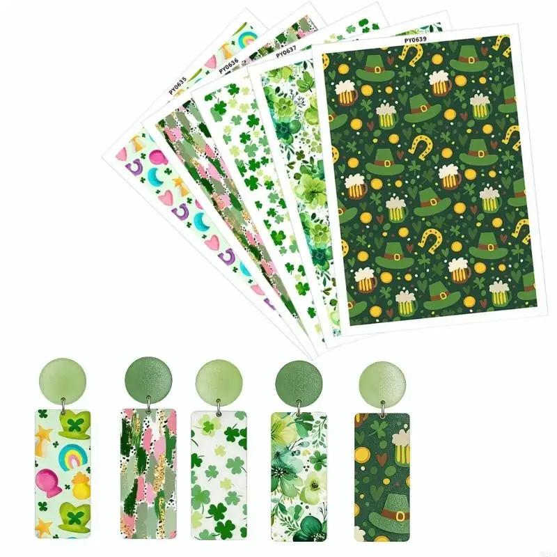 2026 New Festive Water Transfer Decals Set For Patrick's Themed Parties With Strong Adhesion And Sturdy Material