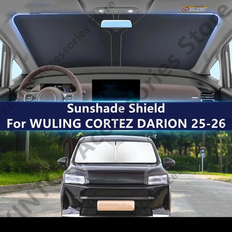 For WULING CORTEZ DARION 25-26 Sunshade Shield,Sunscreen And Insulation Interior Modification Protection Item Accessories Refit