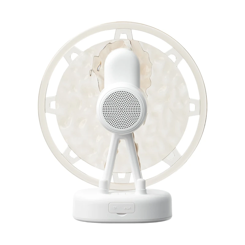 Ferris Wheel Wave Lamp Speaker With White Noise Music,360° Surround Sound Hi-Fi Bluetooth Speaker