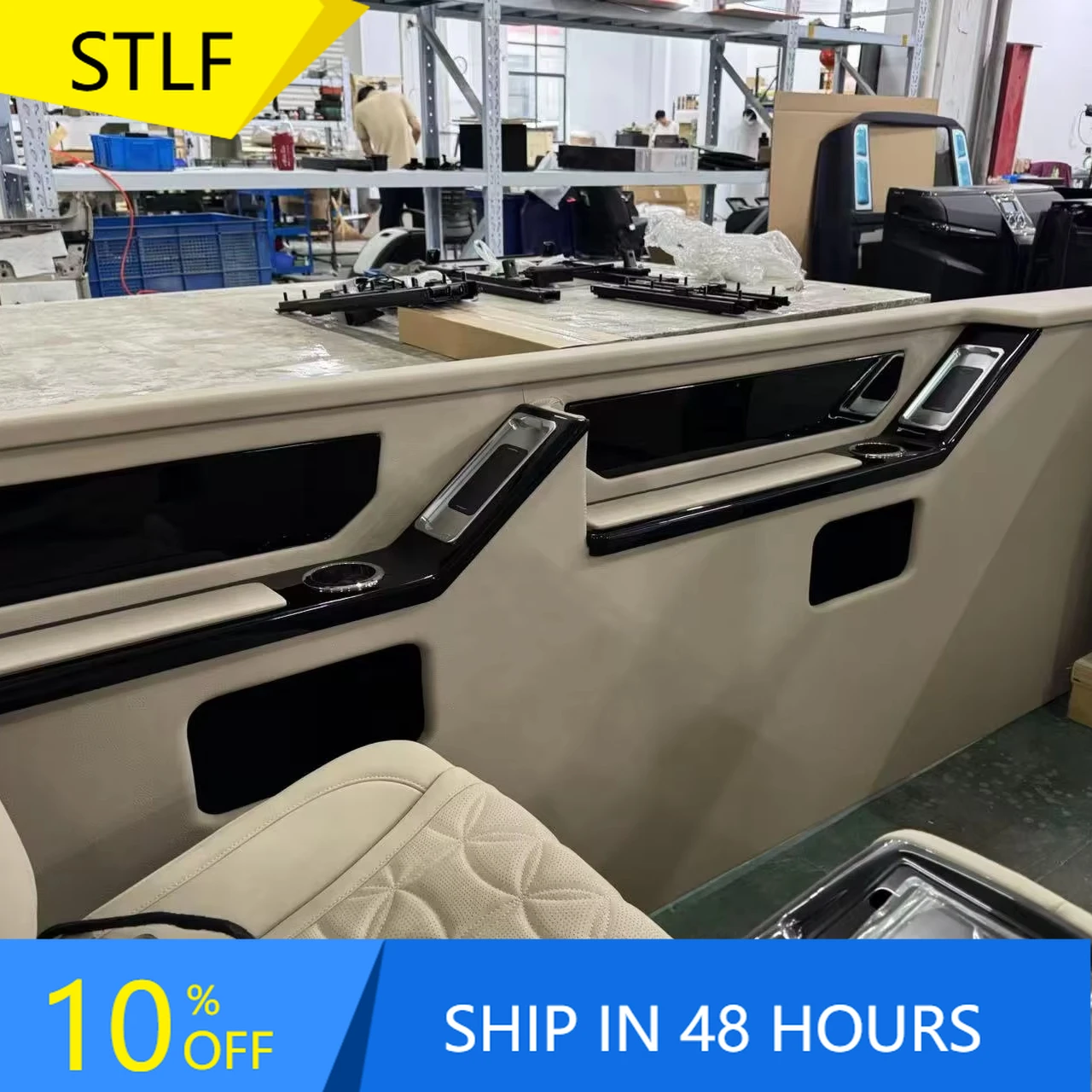 

Car Seat Luxury Sprinter Interiors Side Wall Side Panels Roof Light for Sprinter TV Partition Folding Chair