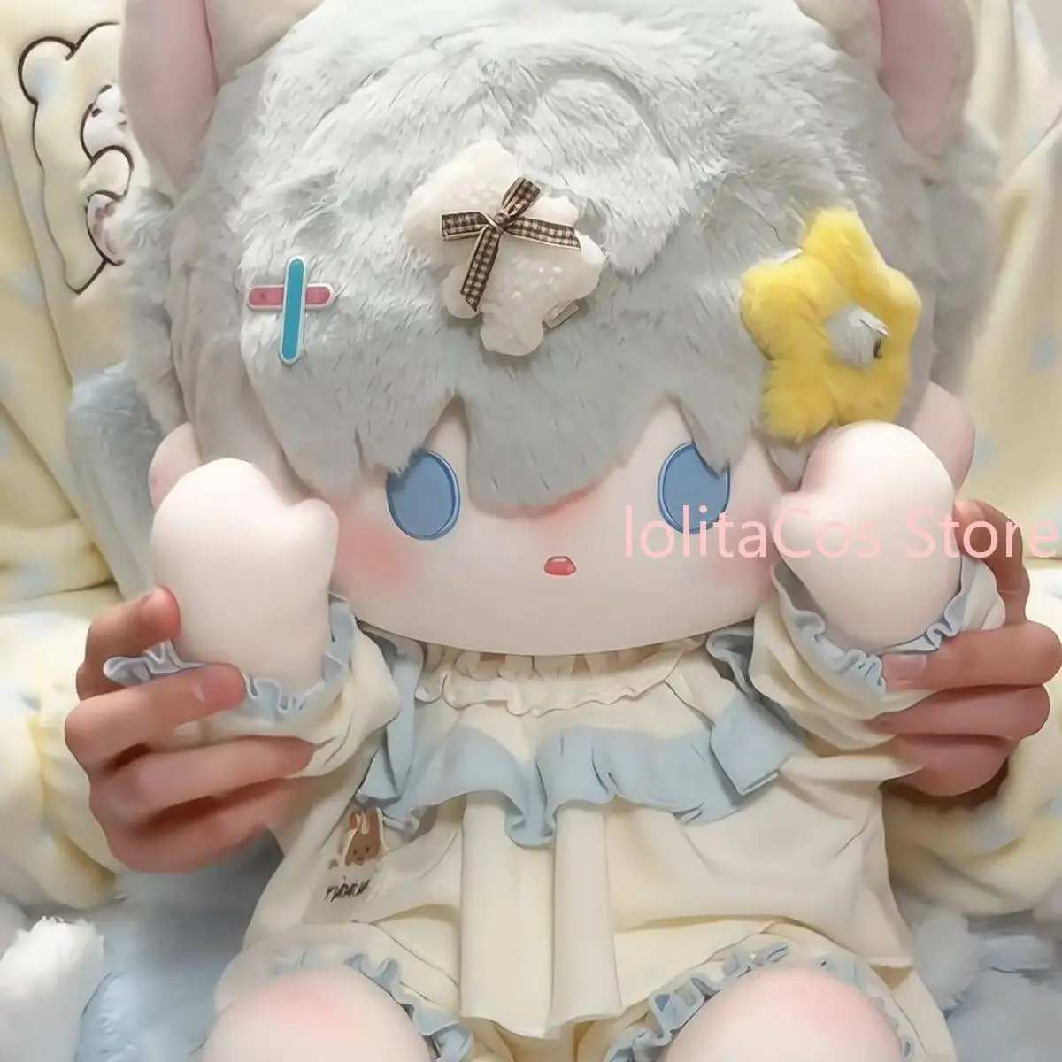 

40cm Love and Deepspace Xavier Q-version Plush Doll Diy Dress Up Cotton Toys Cartoon Hug Pillow Cute Girl Birthday Gift Xmas