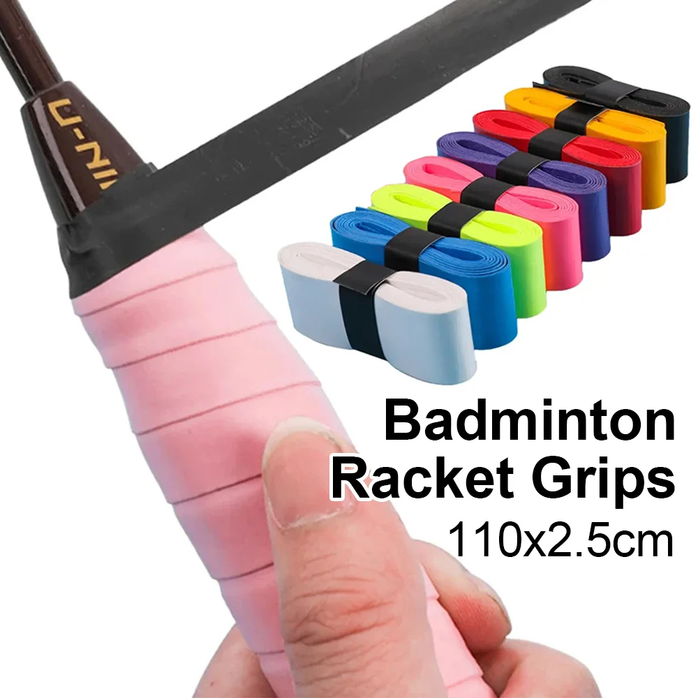 

1Pc Colorful Racket Overgrip Tape Badminton Accessories Tennis Cycling Sweatband Anti Slip Sports Training and Shock Absorption