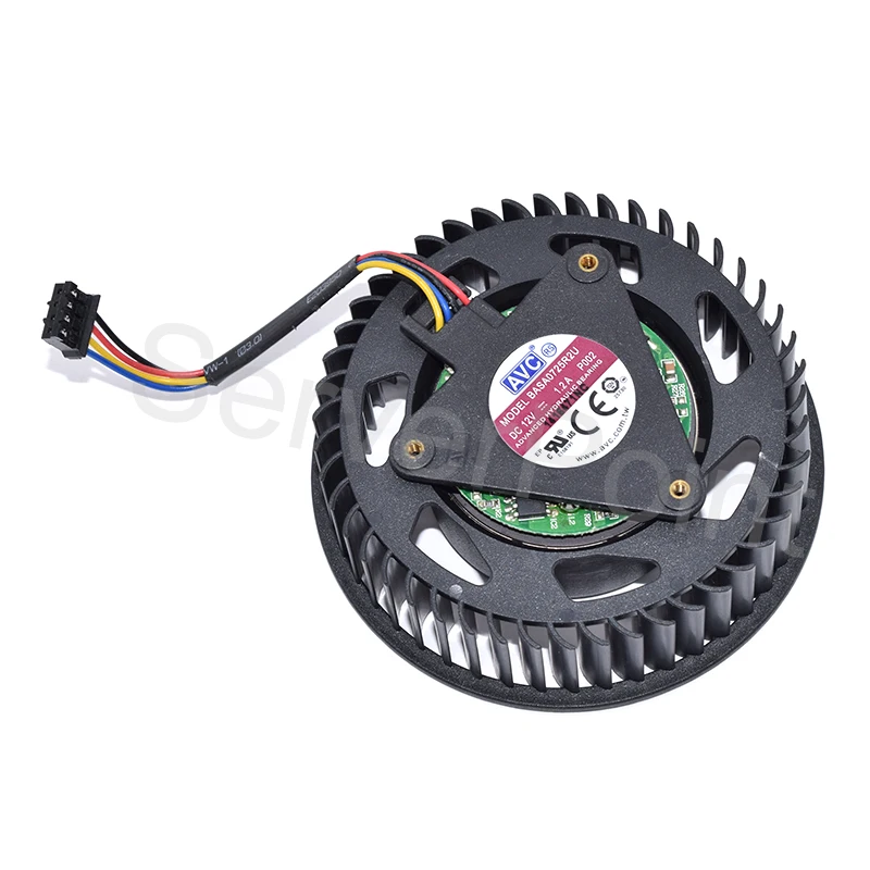 Well Tested Cooling Fan BASA0725R2U P002 DC 12V 1.2A 4-Wire For CORSAIR HD5970 HD4870 HD5850 HD5870 HD4890 Graphics Video Card