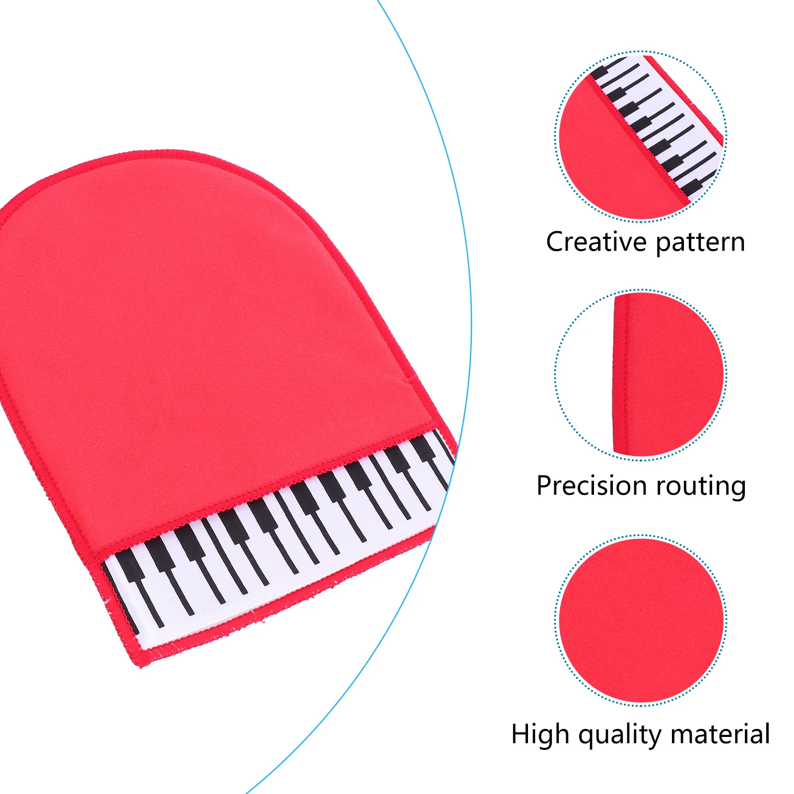 Piano Wiping Gloves Cloth for Instrument Cleaning Supplies Useful Microfiber