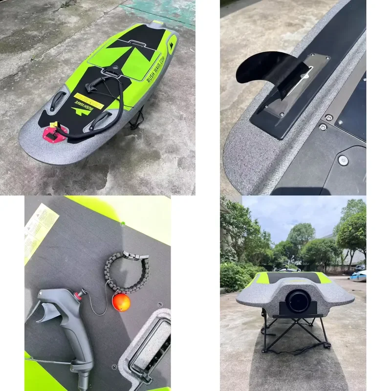 12KW High Power Electric Professional Jet Board Surf Scooter Extreme Water Sports Lithium Battery Surfboard for Ocean Waters