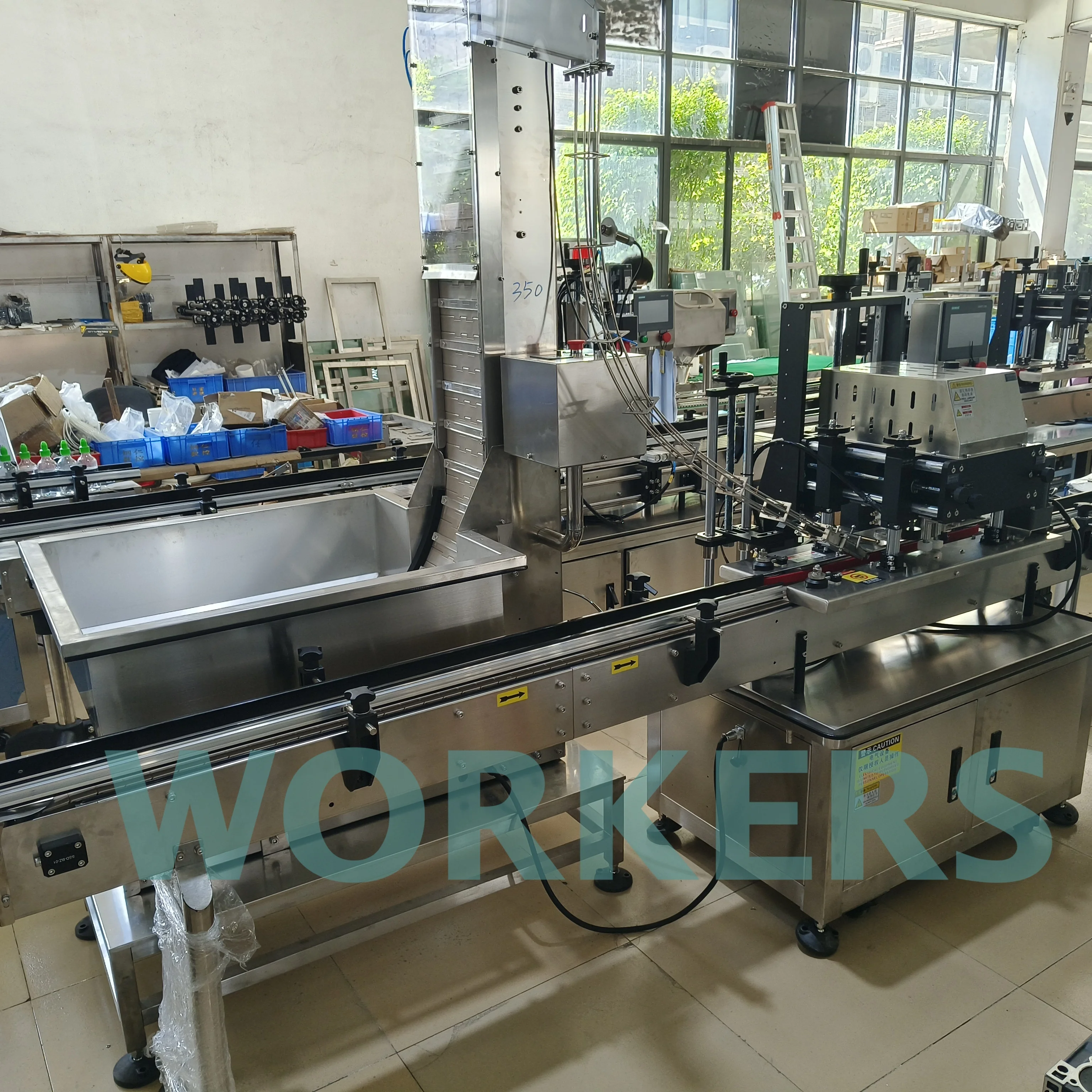 Powder Filling Capping Labeling Machine Protein Powder Whey Protein Isolate Production Line Automatic