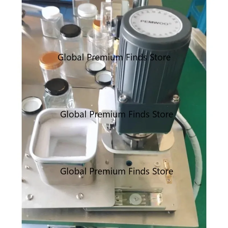 Electric Manual Vacuum Sealing Machine for Food Glass Bottles Canned Chili Sauce Durable Wood Packaging Material Cap Capper