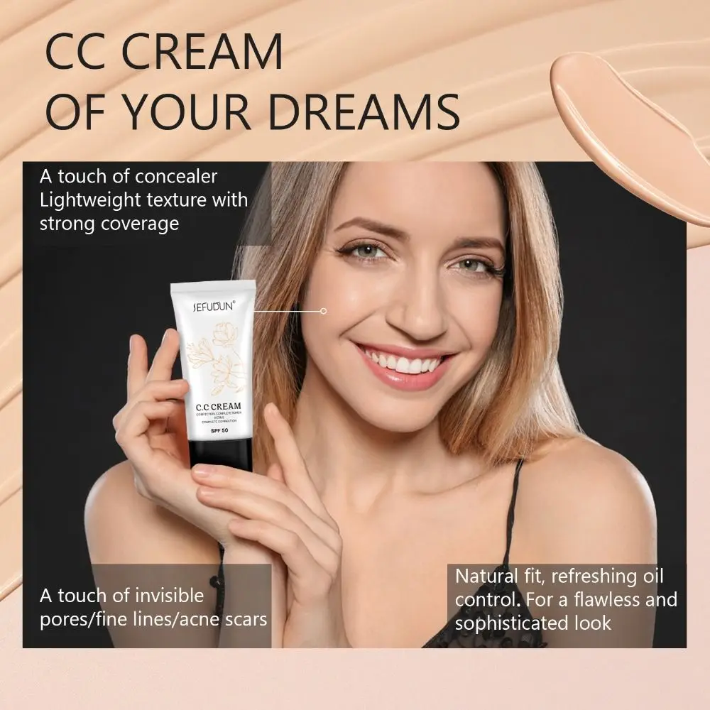 With Spf 50 Korean Color Changing CC Cream Color Correcting Full Coverage Full Coverage Cream Self Adjusting Color Changing - view 6