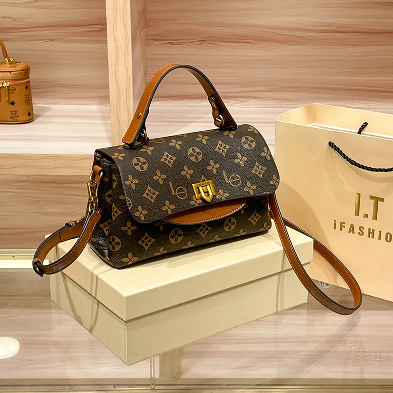 

Fashionable Designer Diaper Bag Women Luxury Crossbody Messenger Bag High-End Minimalist Stylish Large Capacity Leather Tote