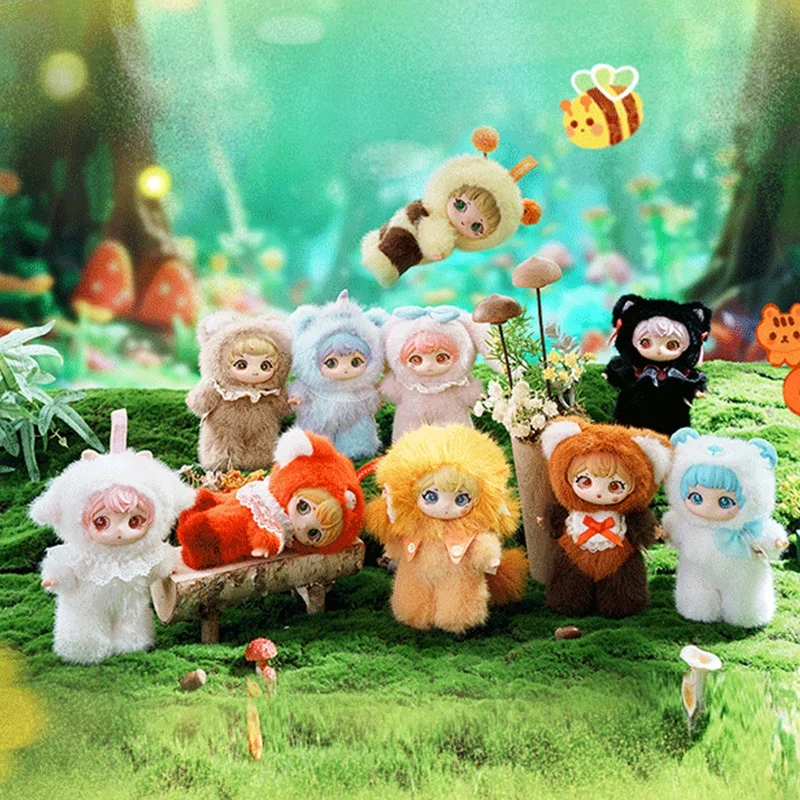 

Authentic Vinyl Animal Party Series Collectible Figurines Trendy Blind Box Toys Gift Dolls For Girls Stock Available