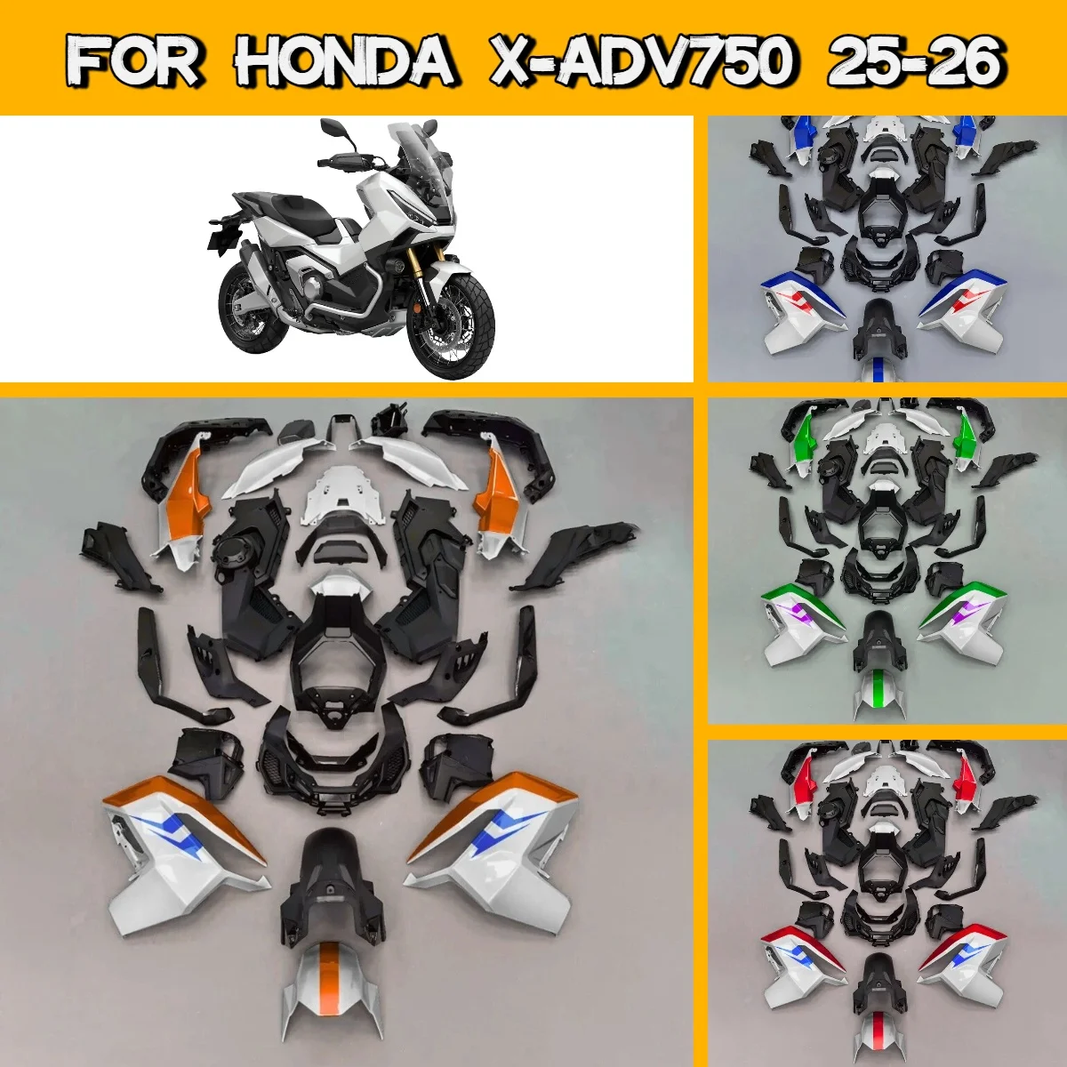

For 2025 2026 Honda X-ADV750 Advanced Motorcycle Fairings Kit 25 26 X-ADV 750 Fairing Set Customize Painting