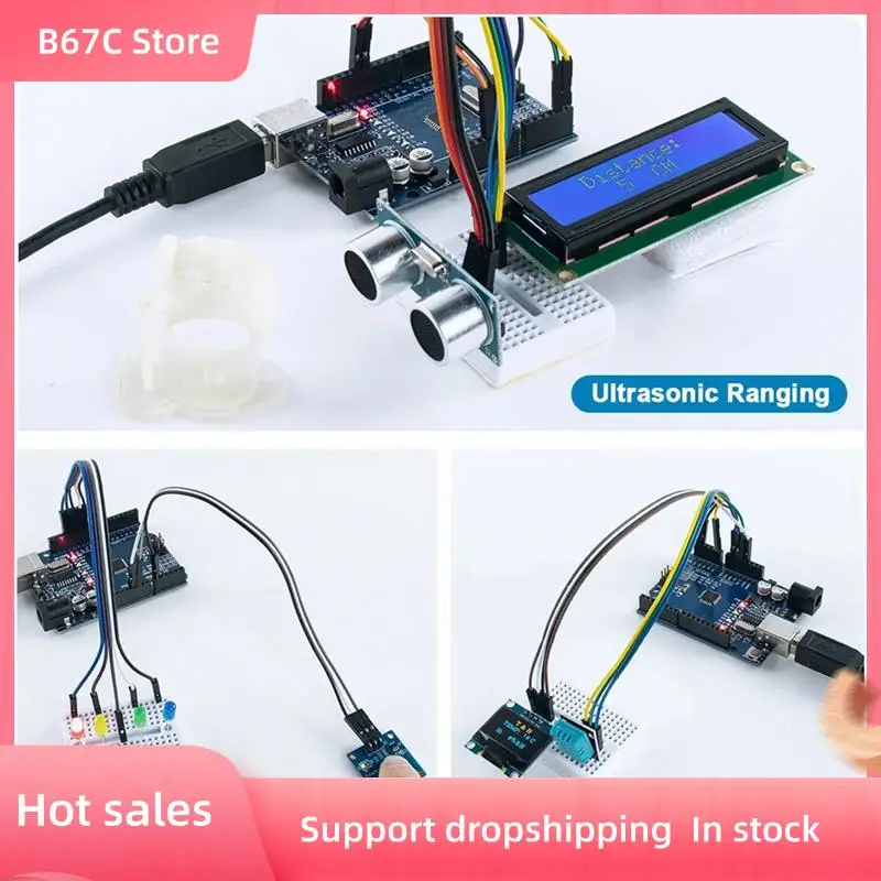 

B67C запасные части для стартового комплекта, пригодные для LCD1602 OLED0.96 для Arduino R3, плата для улучшения комплекта