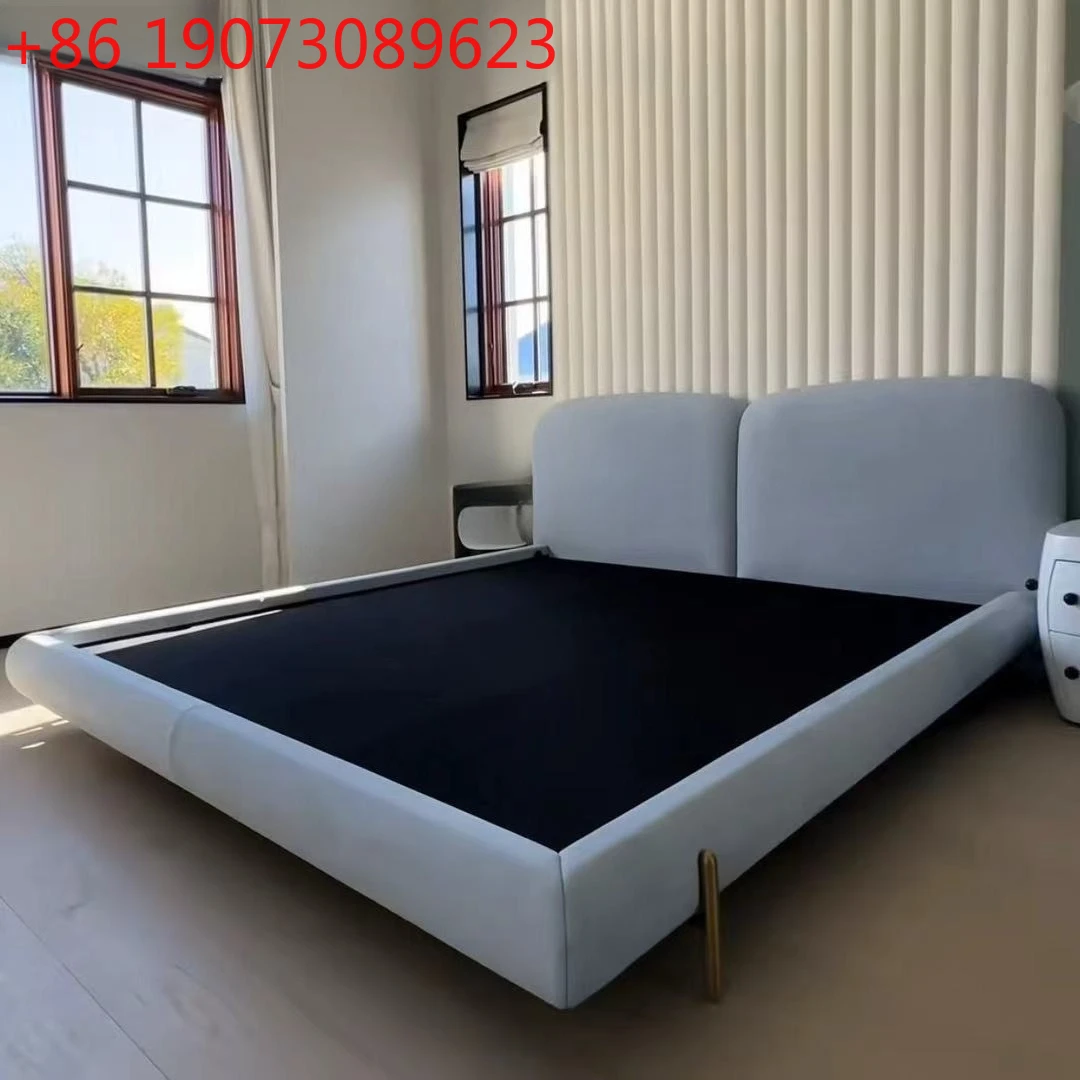 

Fabric Bed Italian Master Bedroom Double Senior Sense Of Design Modern Simple Fabric