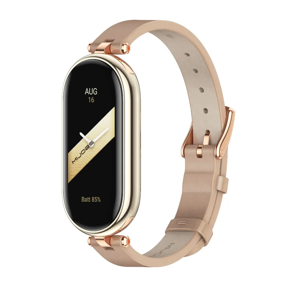 Armband für Mi Band 10 9 8 7 6 5 Armband für Xiao mi Smart Band 9 Strap für Mi Band 8 Leder Armband Für Mi Band 7 Correa