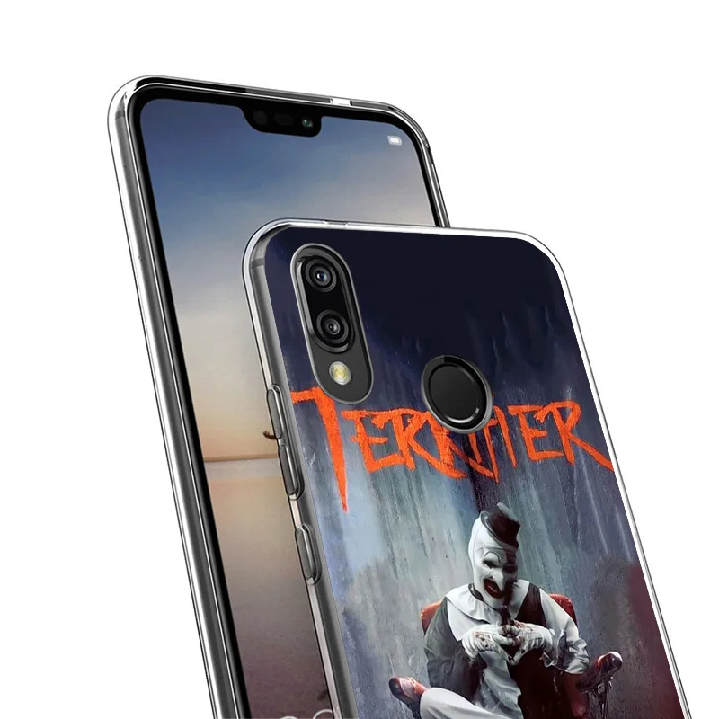 Horror Movie Terrifier Phone Case For Huawei P40 P30 P20 P10 Lite Mate 20 10 Pro P Smart Z Y5 Y6 Y7 Y9 Personalized Print Cover