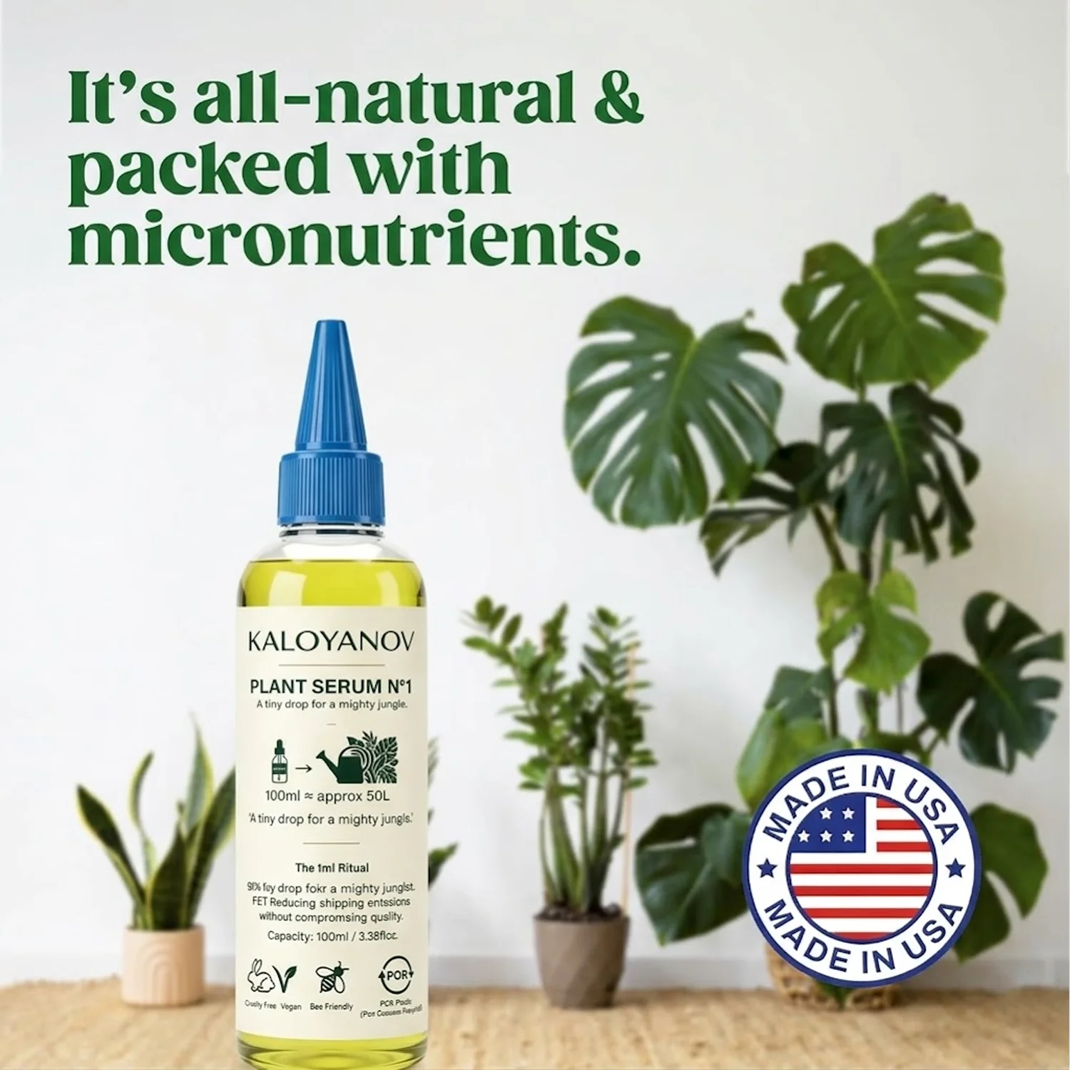 Serum roślinne KALOYANOV N ° W – Root Stimulator Liquid recenzja i cena