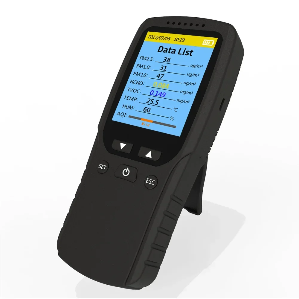 Fine Division Formaldehyde Detector, Gas Detector, Air Quality Detector, Dust Particle Counter, Benzene Detector