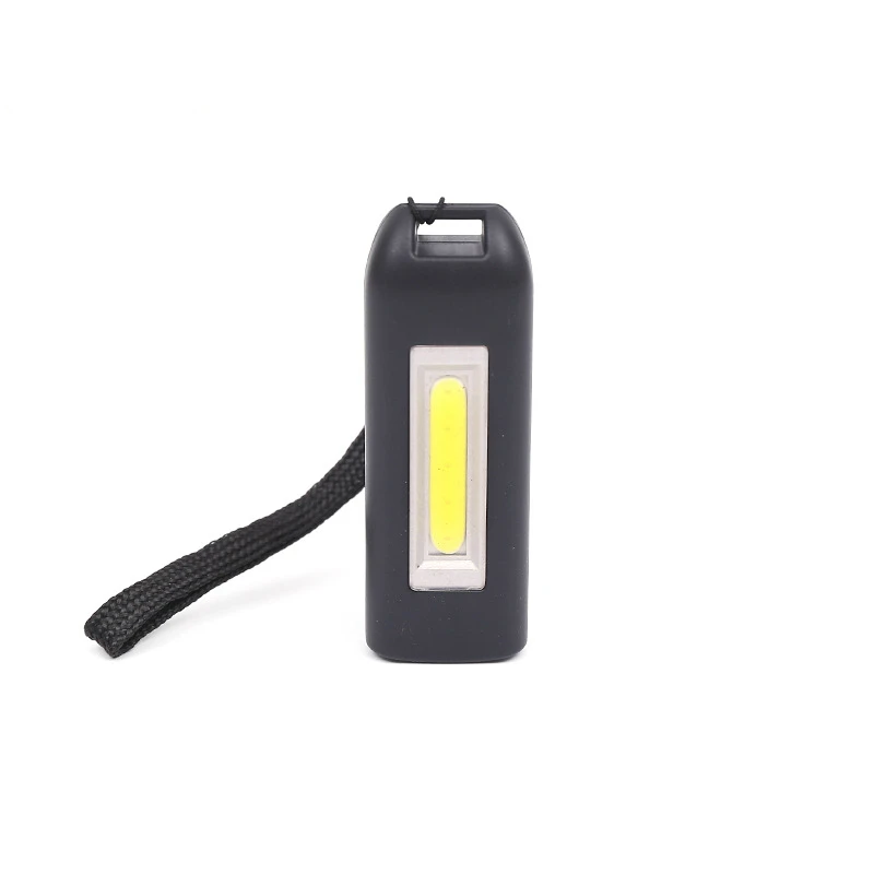 Mini COB LED Keychain Flashlight USB Charging Portable Emergency Lighting Keyring Flash Light Lamp Torch Pocket Light