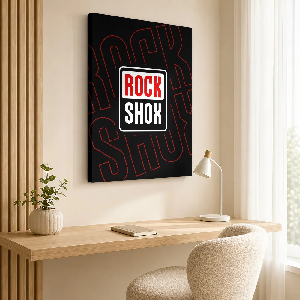 Rock Mtb Cycling Downhill Canvas Print Poster Customized Retro Music Wall Art for Bedroom Decor Collectible Ready to Hang Gift